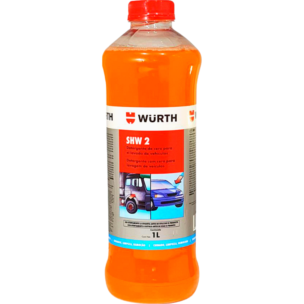 Shampoo Automotivo Com Cera Wurth 1litro em Oferta na Shopee