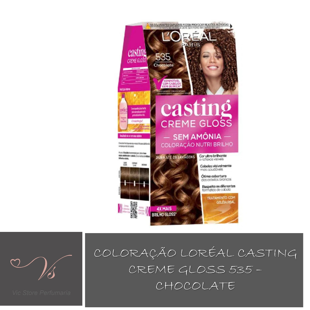 Casting L'oréal Chocolate 535 - Comprar com Melhor Preço em Lanches