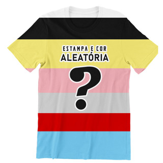 Queima de Estoque Camiseta Básica ou Regata Estampa Aleatória Bazar