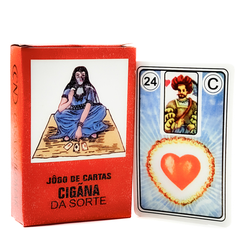 Baralho Cigana Da Sorte Tarot Marselha C/ 36 Cardes + Manual, Aprenda a jogar e ver seu destino em Oferta na Shopee