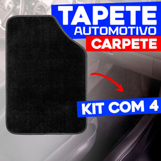 Jogo de Tapetes Carpete 4un para Carro Universal Qualidade BMW para Voyage Cronos Kwid Argo Gol Mobi Onix HB20 Jetta Cruze Corsa Celta Palio