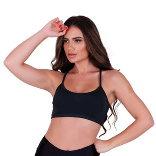 Top Feminino Cropped Com Alça Envio 24h Promoção