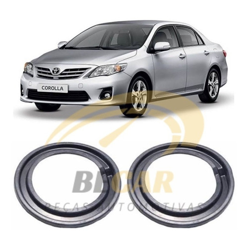 Par Isolador Da Mola Suspensão Dianteira Corolla 2003 A 2014