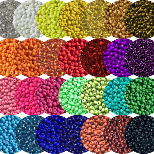 230 peças Miçanga de Vidro Miçangão Pulseira Artesanato Pulseira