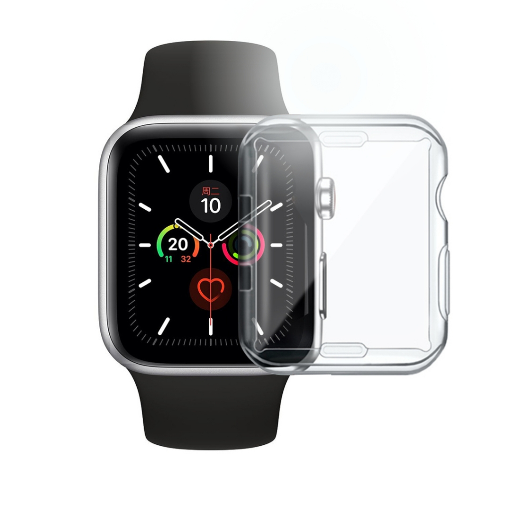 Capa iWatch Anti impacto Case Transparente Smartwatch 38 / 40 / 41 / 42 / 44 / 45 / 46 / 49 TPU FECHADA em Oferta na Shopee