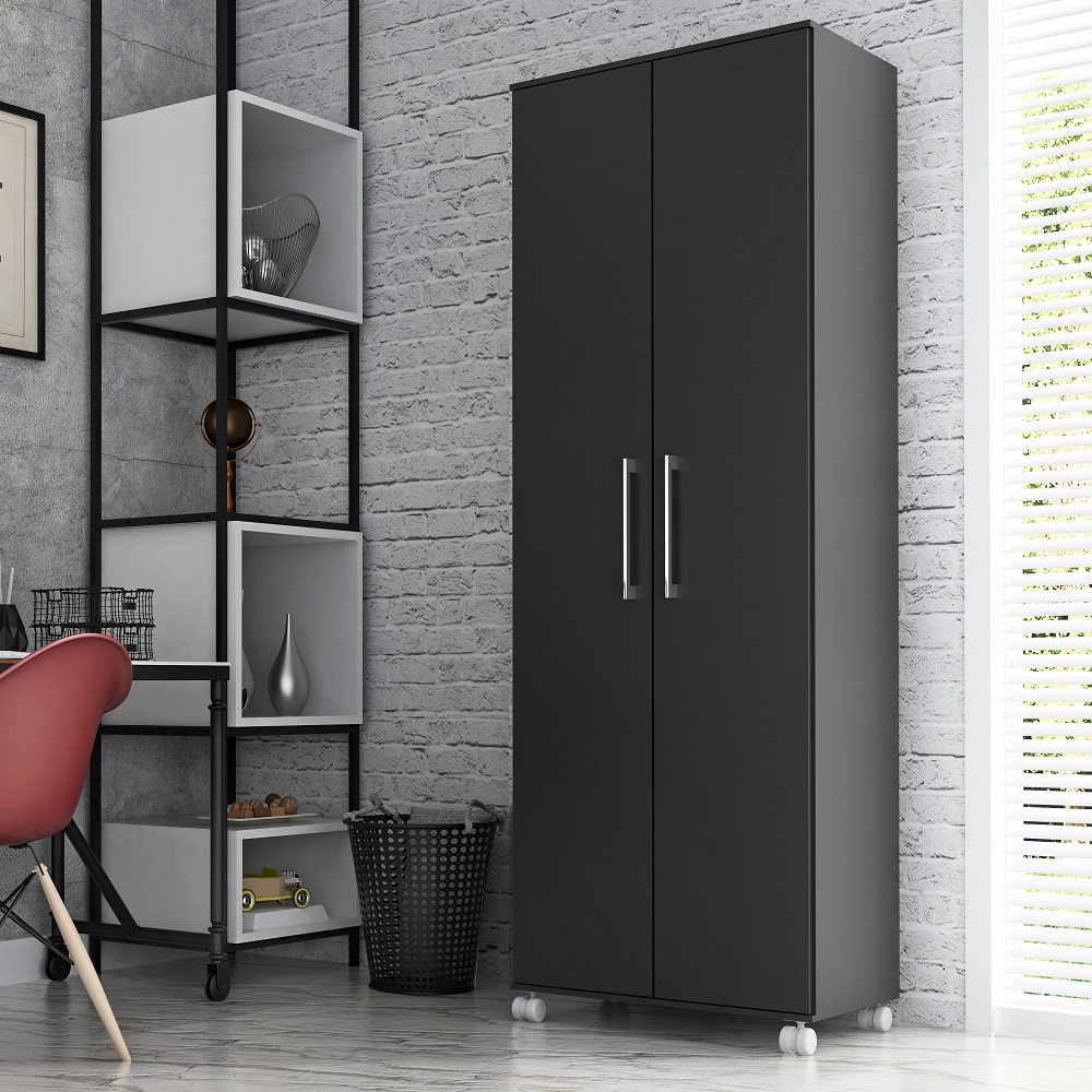 Armário De Escritório Manuela 2 Pts 5 Prateleiras 1,80m em Oferta na Shopee