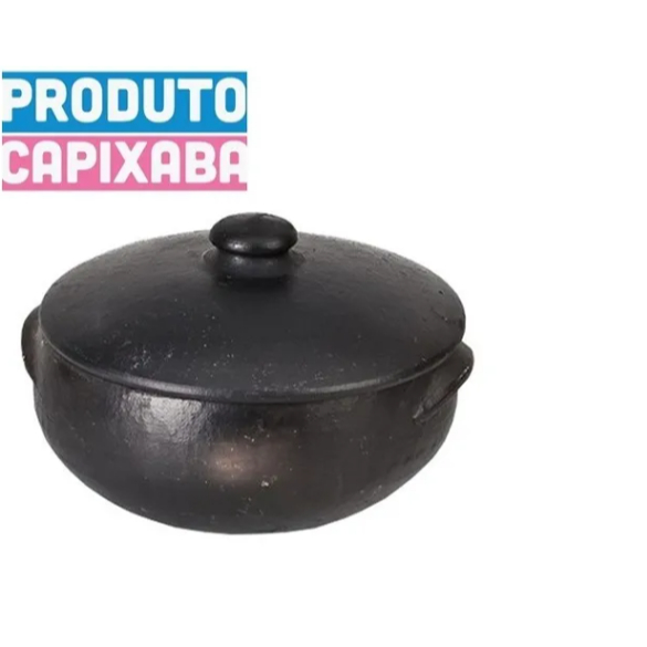 50% Off - Panela De Barro Preto Capixaba - 3 Litros