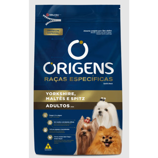 Ração Origens Cães Adultos York Shire, Maltês e Spitz Alemão 10,1kg Adimax