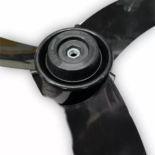 Helice Ventisol 60cm + Porca Ventilador Parede Coluna 3 Pás