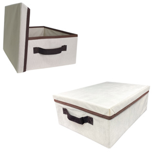 KIT 2 Caixa Organizadora com Tampa Versatilidade e Funcionalidade em Oferta na Shopee