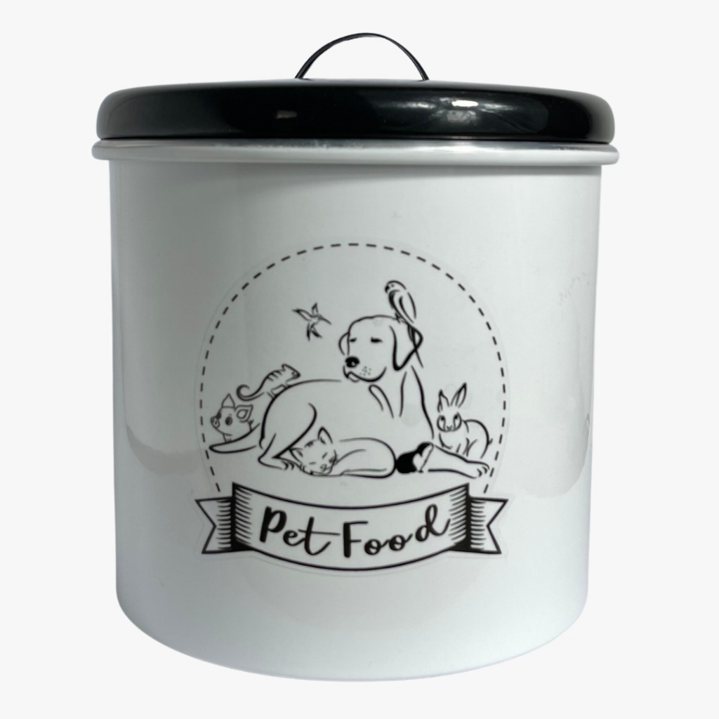 OFERTA POTE LATA DE ALUMINIO TAMPA 2,500ML PARA CONSERVAR RAÇÃO PET FOOD 18-817