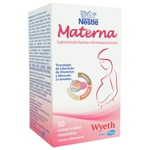 Materna Suplemento Vitaminico para gestante com 30 comprimidos