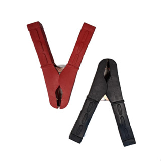 Garra Jacaré 10cm Vermelho E Preto - Unidade ou Par