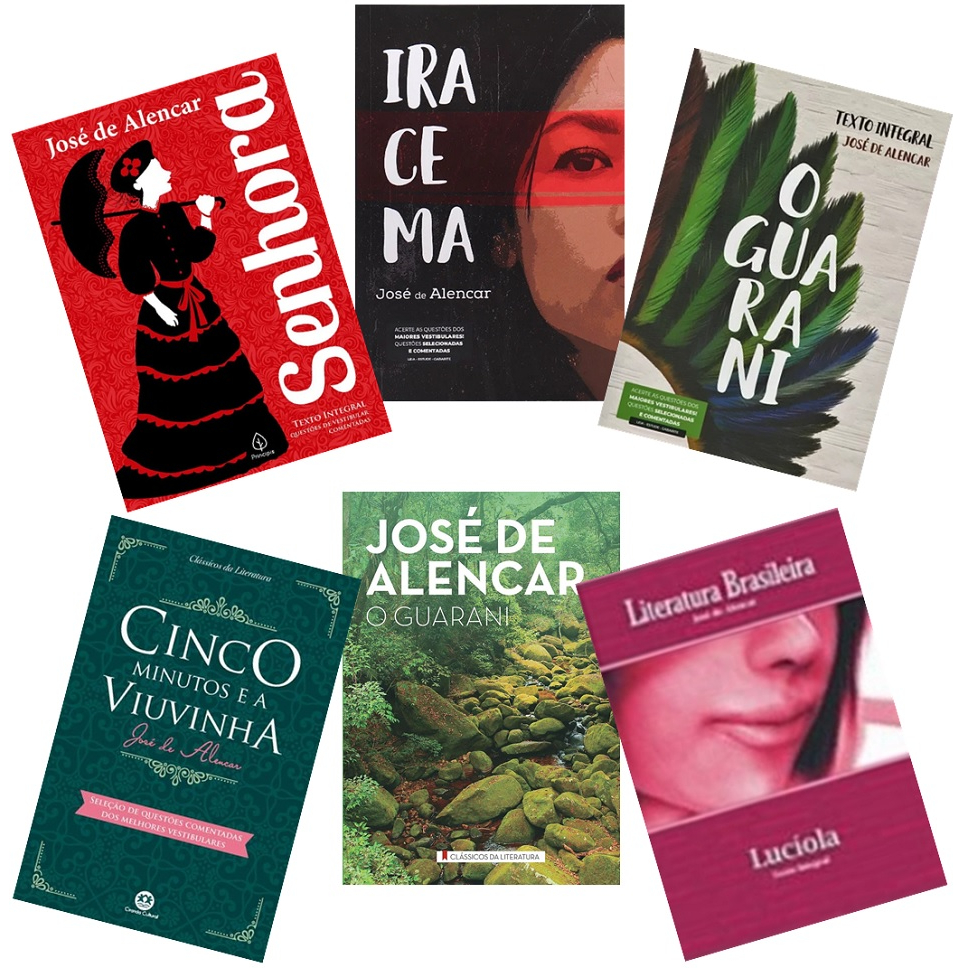 Livro Literatura Brasileira - Senhora - Iracema - Lucíola - Escrava Isaura - O Ateneu - A Moreninha