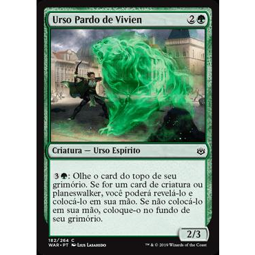 Urso Pardo de Vivien - Magic The Gathering