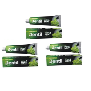 Kit 3 Creme Dental Dentil Ultra Mint Refrescante Sem Flúor 70G em Oferta na Shopee