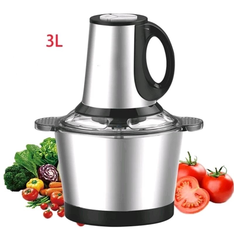 Triturador elétrico Picador De Alimentos Moedor De Carne Mixer Elétrica Processador Cozinha Casa 3L