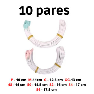 Arco de Metal Fechado Para Confecção de Sutiã c/ 10 pares.
