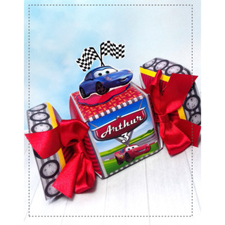 10 Caixas CARROS DISNEY (RELAMPAGO MCQUEEN), Caixa Bala, Milk, Caixa Piramide Escolha a caixa desejada Festa Infantil, KIT FESTA CARROS DISNEY, LEMBRANÇINHAS CARROS, RELAMPAGO MCQUEEN