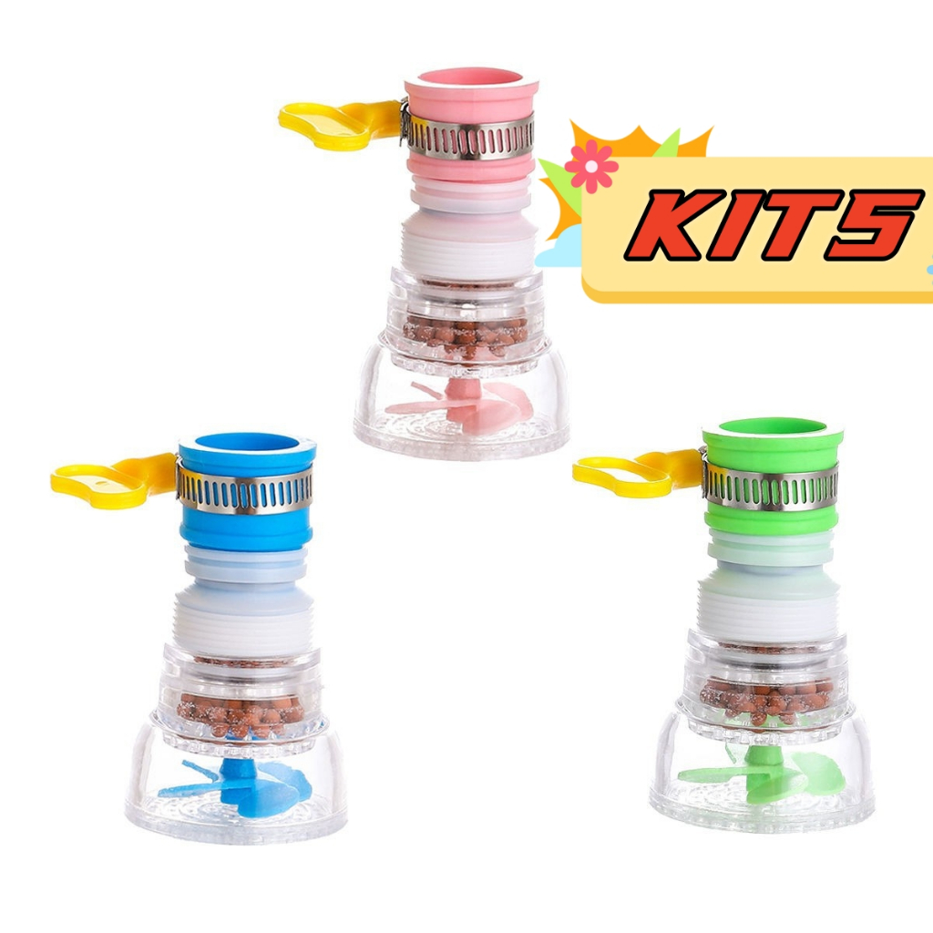 Chuveirinho Bico Retrátil Giratória 360° Filtro De Água Arejador Torneira Promoção em Oferta na Shopee