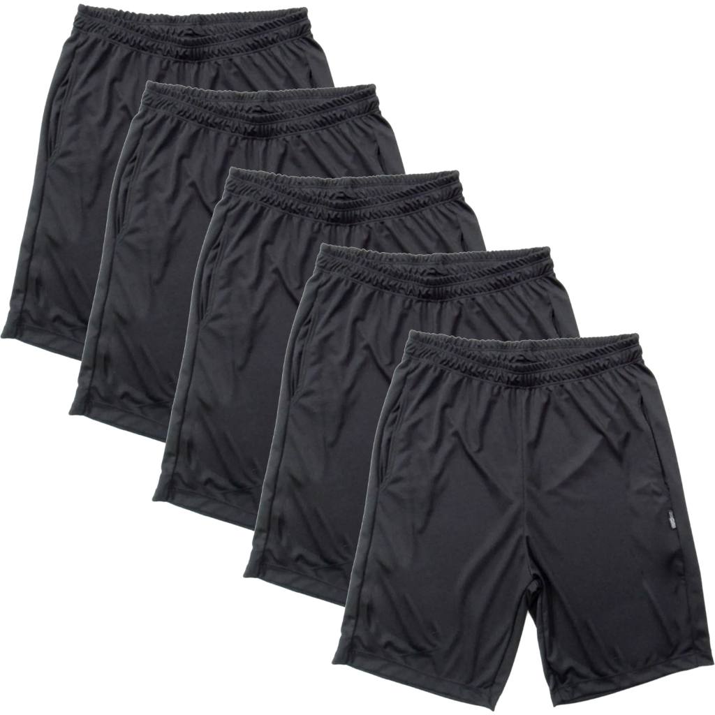 Kit 5 Short Dry Fit Bermuda Bope Treino Academia Esporte Fitness Musculação
