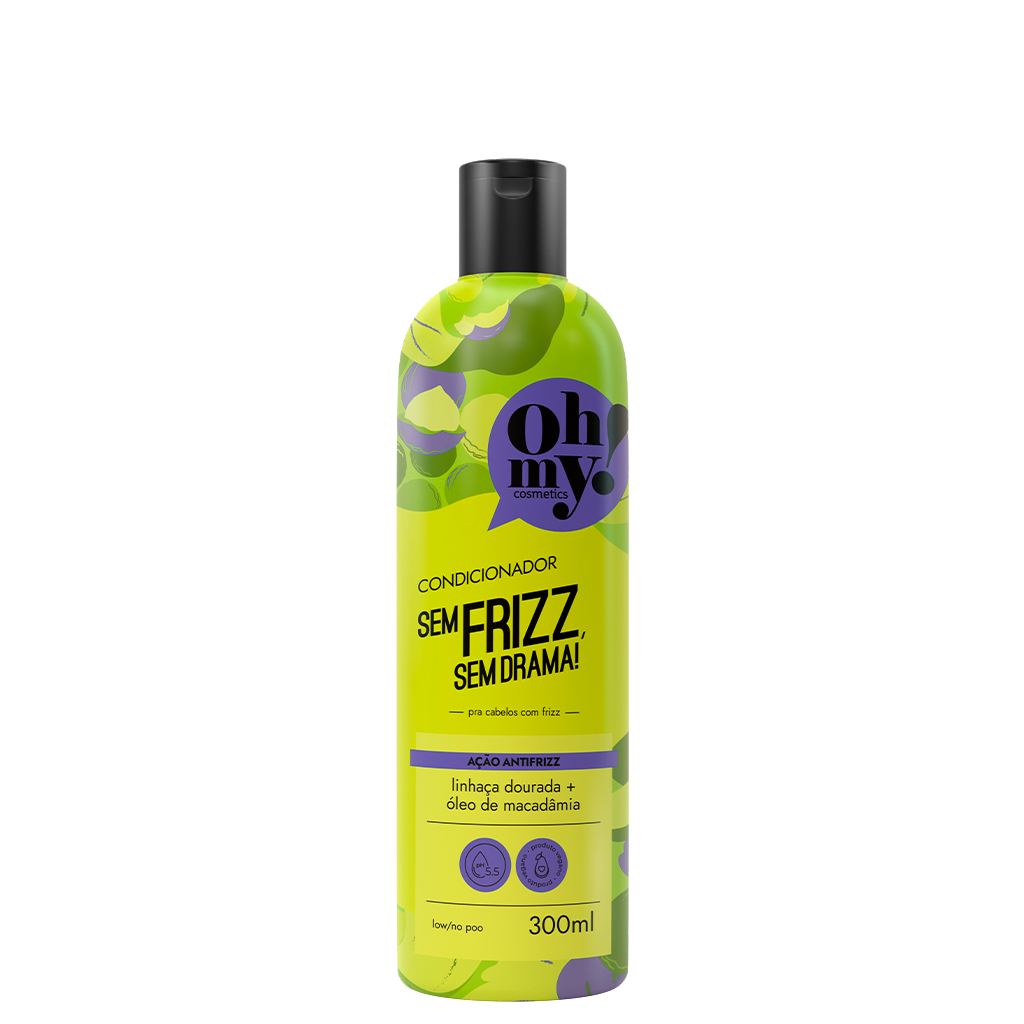 Condicionador Sem frizz, sem drama! 300ml Oh My!