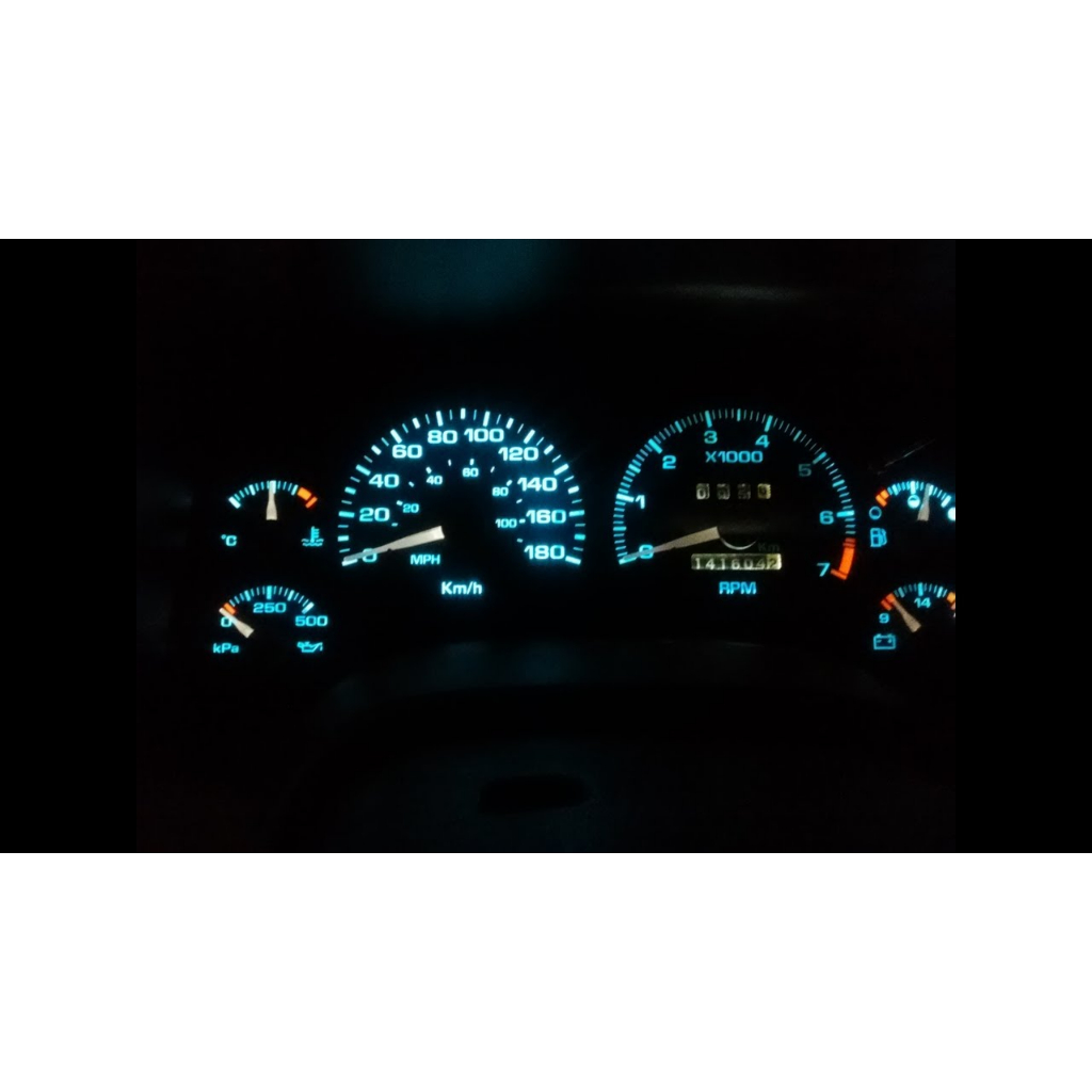 Kit Com 3 Leds t10 Para Painel COrsa Wind Ice Blue e ar Condicionado