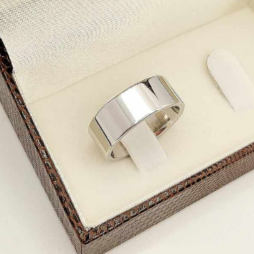 Aliança Namoro 8mm Reta Aço Inoxidável Unidade em Oferta na Shopee