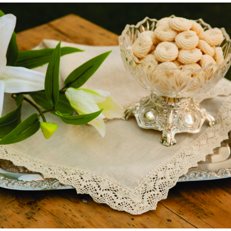 Renda de Algodão - RA008 - PEÇA - BRANCO em Oferta na Shopee