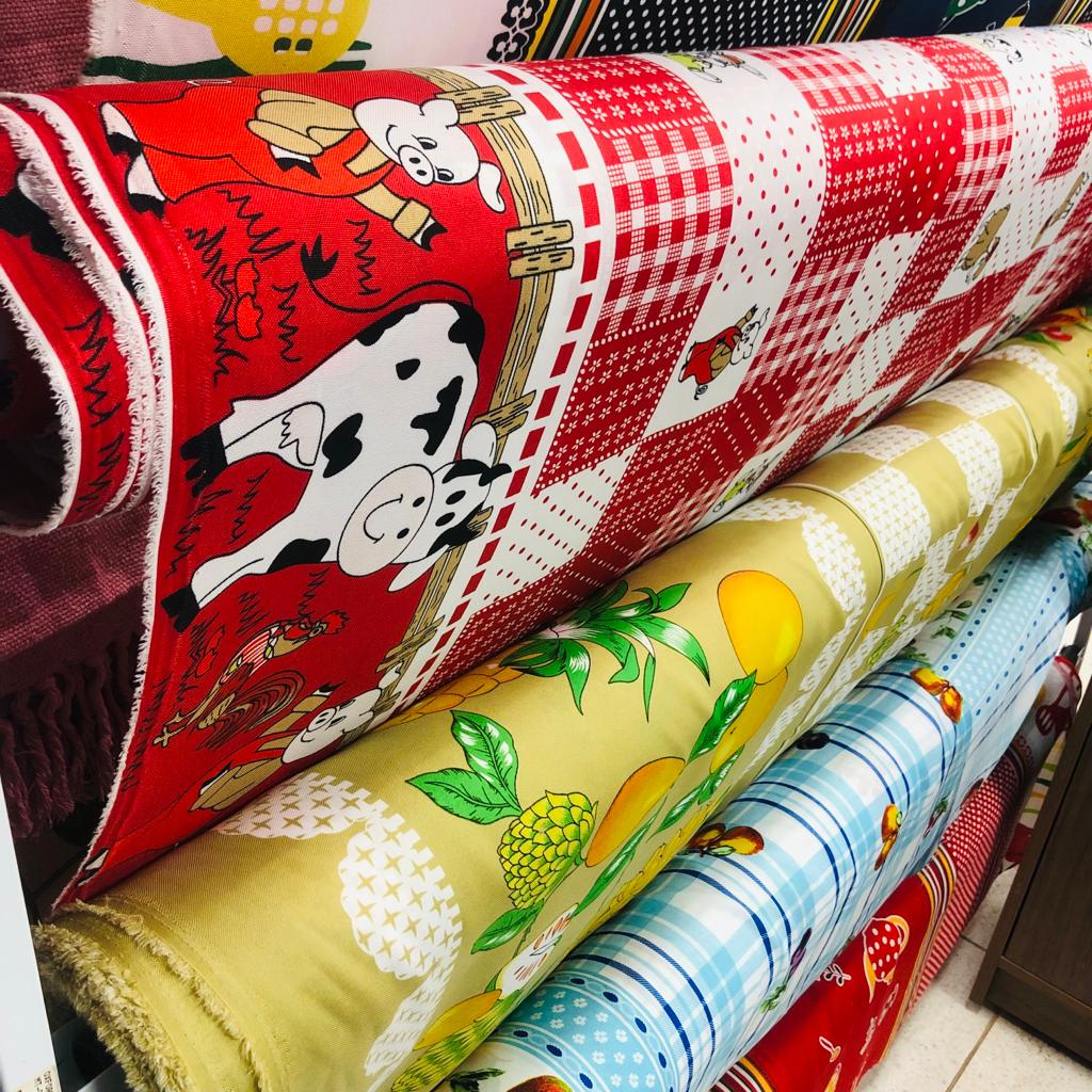 1m X 1,50m Tecido Oxford Liso e Estampado - Decoração e Alfaiataria Tolha de Mesa - Tecido de Costura