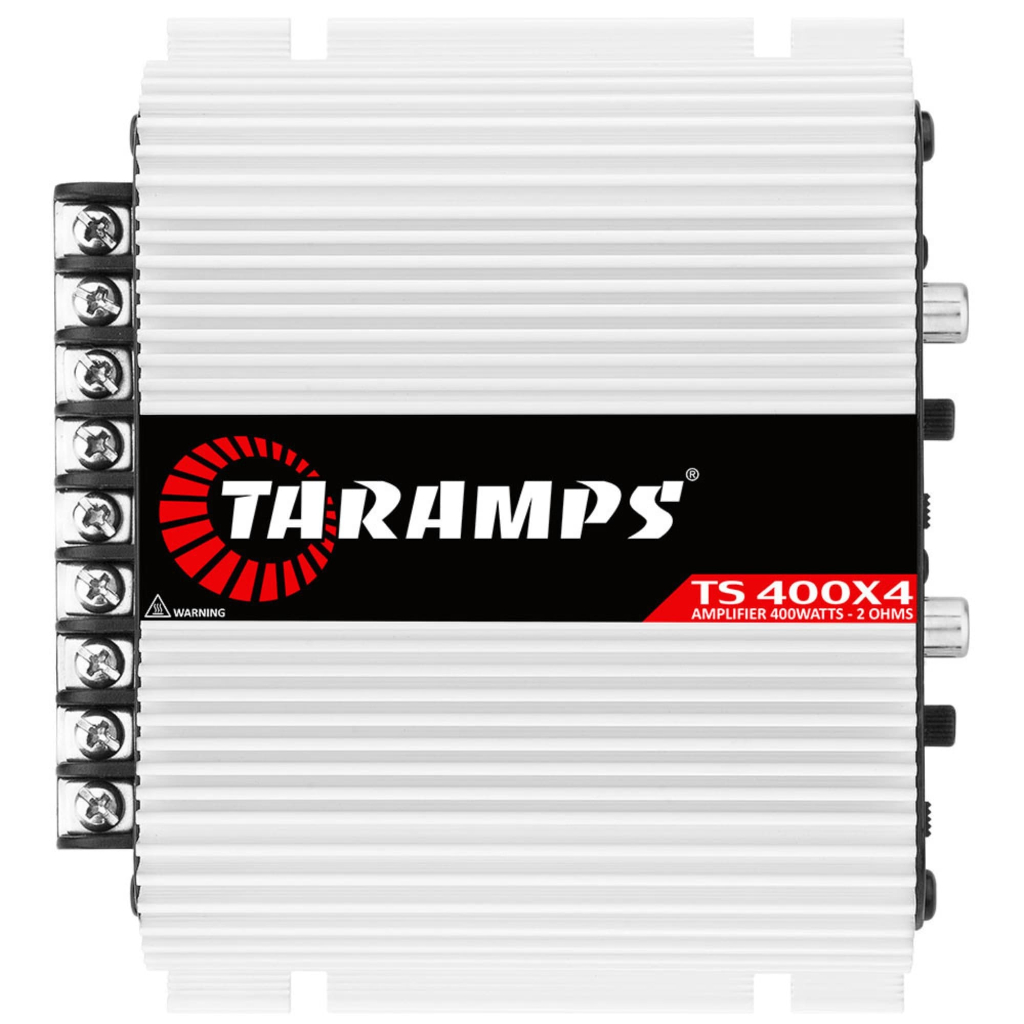 Módulo Amplificador Taramps TS 400x4 ENTRADA A FIO 400W RMS 4 Canais 2 Ohms