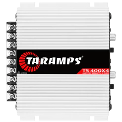 Módulo Amplificador Taramps TS 400x4 ENTRADA A FIO 400W RMS 4 Canais 2 Ohms