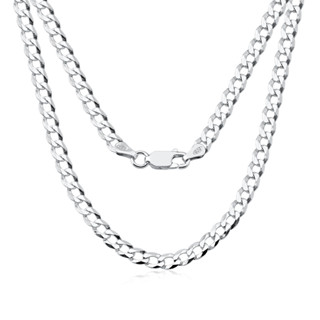 Corrente Masculina Grumet 60cm 4mm prata 925