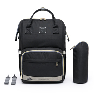 Mochila Bolsa Maternidade Bebê Lequeen Porta Mamadeira Térmico em Oferta na Shopee