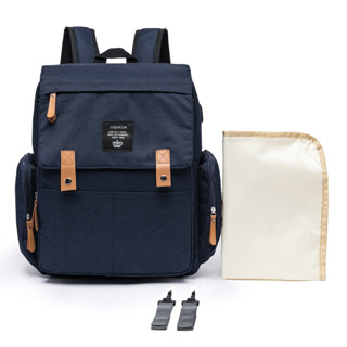 Mochila Bolsa Maternidade Lequeen Land Reforçada Multifuncional Bebê