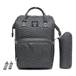 Mochila Bolsa Maternidade Feminina Bebê Mamãe Lequeen Porta Mamadeira Térmico Original