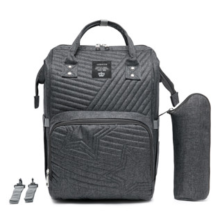 Mochila Bolsa Maternidade Feminina Bebê Mamãe Lequeen Porta Mamadeira Térmico Original