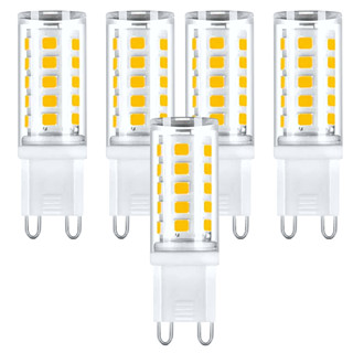5 Lâmpada Led G9 5W 110V 220V Halopin Lustres Arandelas