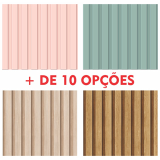 Papel de Parede Ripado Madeira 3d Várias Cores em Oferta na Shopee