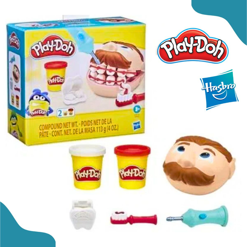 Massinha De Modelar Mini Play Doh Brincando De Dentista Hasbro