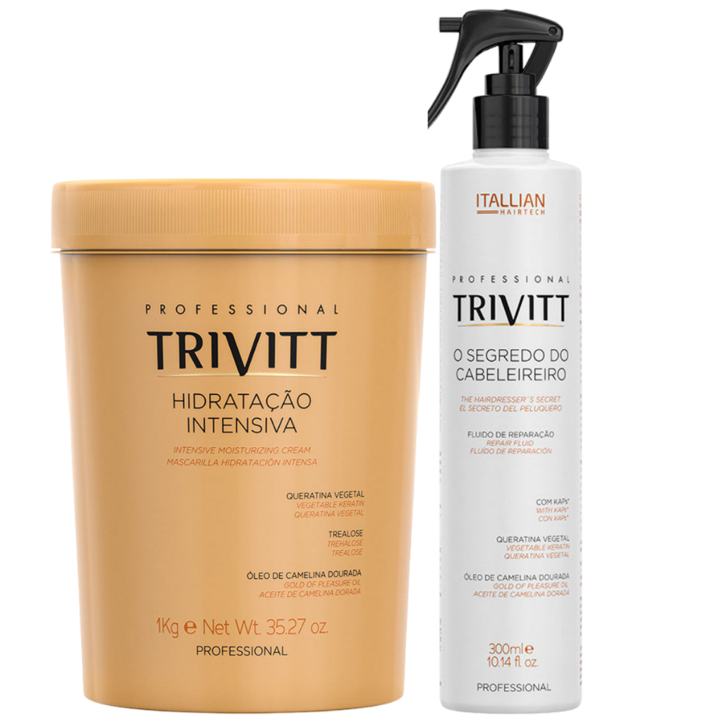 KIT HIDRATAÇÃO INTENSIVA 1 KG E SEGREDO DO CABELEIREIRO 300 ML em Oferta na Shopee
