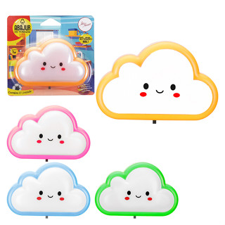 Abajur de Tomada Nuvem - Led - Bivolt - Bebe / Infantil / criança