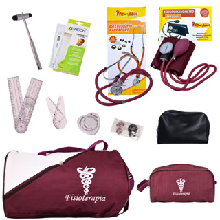 Kit Completo de Fisioterapia Goniômetro Martelo Buck