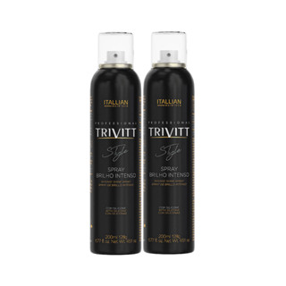 KIT TRIVITT STYLE SPRAY DE BRILHO INTENSO 2 UNIDADES ITALLIAN