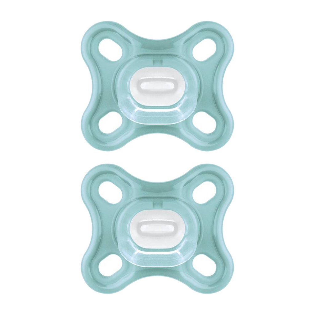 Kit 2 Chupetas Comfort 100% Silicone 0-6 Meses Neutra - MAM