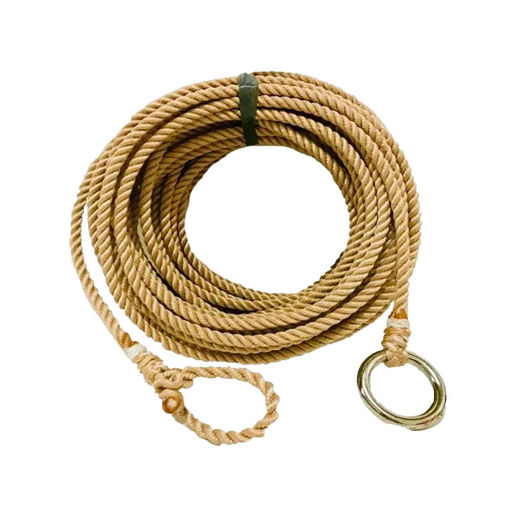 Laço Torcido Cdv Champagne Argola Inox 12 metros ,Para o Campo , Charroa E Biqueira Do Laço Trançadas A Mão ,Muito Resistente . em Oferta na Shopee