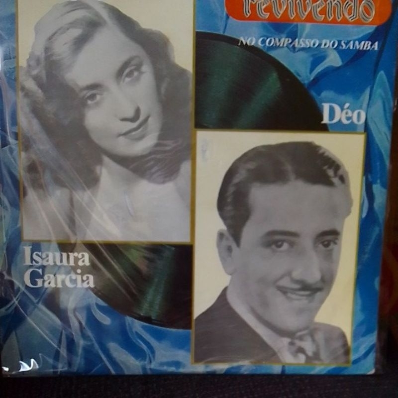 lp vinil - no compasso do samba   deo e isaura garcia com encarte/
