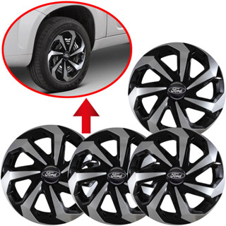Kit 4 Calotas Esportivas aro 14 Spider Ford New Ka 2016 2017 2018 2019 2020 2021