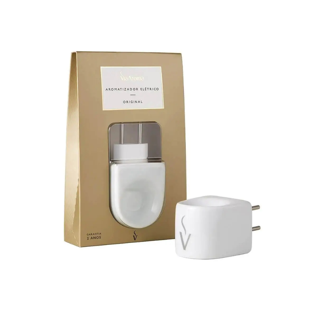 Imagem Aromatizador Difusor Elétrico Porcelana Original Via Aroma 127/220V