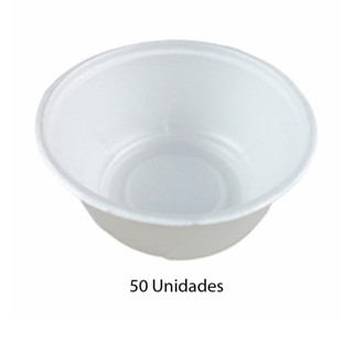Cumbuca BM500 Isopor Bom Apetite S/ Tampa Ideal Para Caldos Sopas Açaí Saladas 500ml 50 Unidades